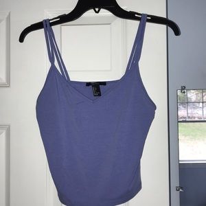Purple/Blue Forever 21 Crop Top